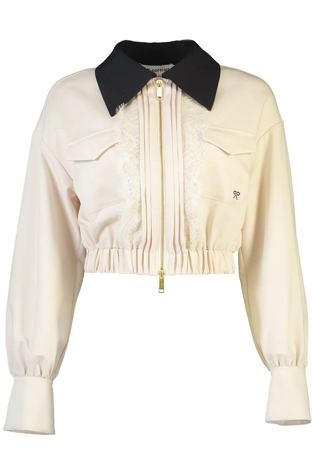Contrast Collar Jacket