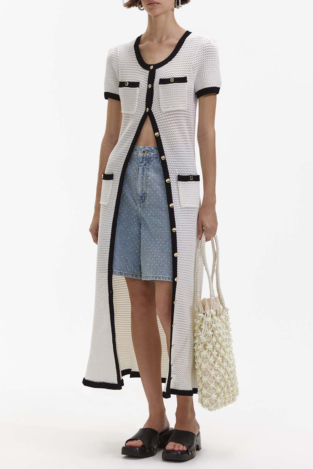 Crochet Midi Dress - Image 5