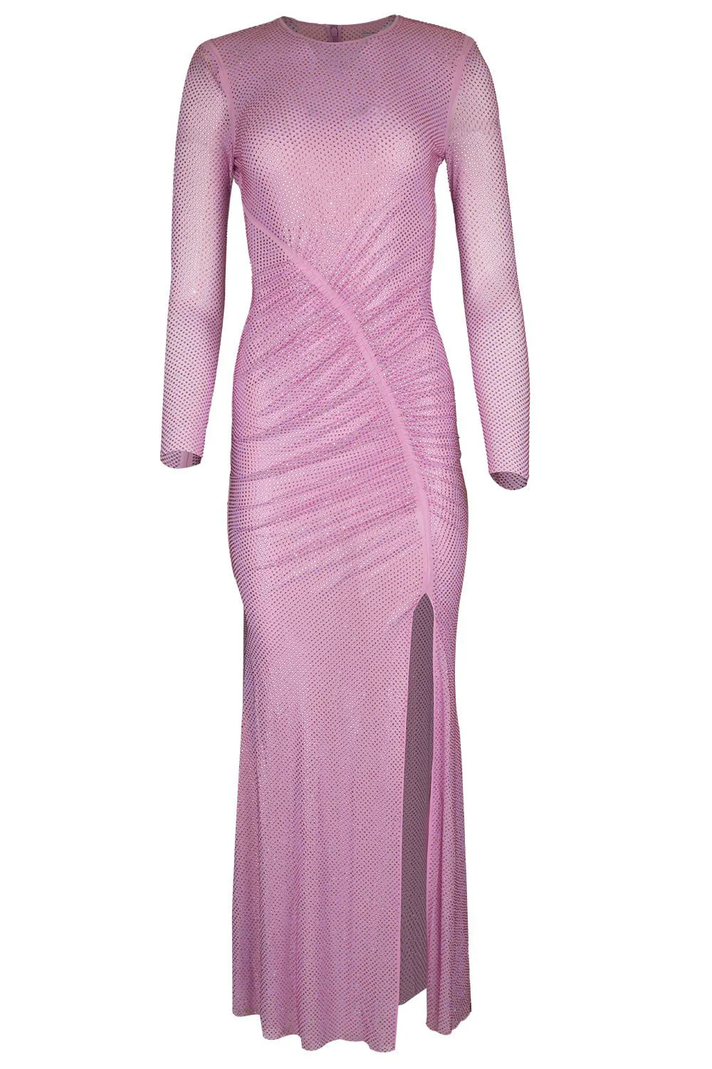 Crystal Mesh Maxi Dress