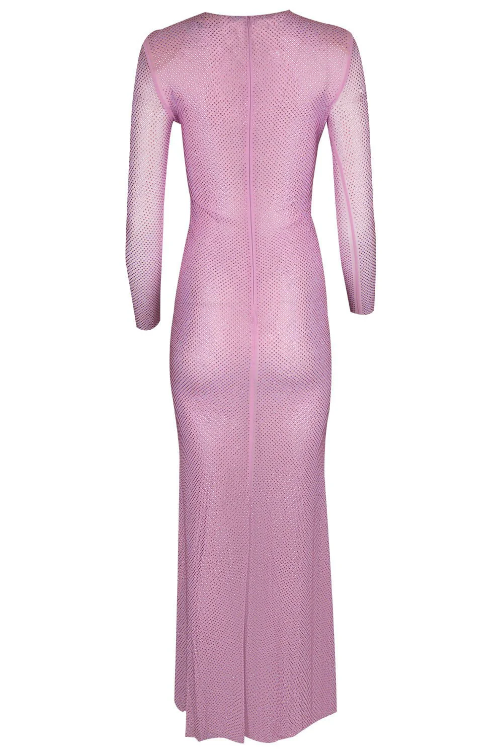 Crystal Mesh Maxi Dress - Image 6