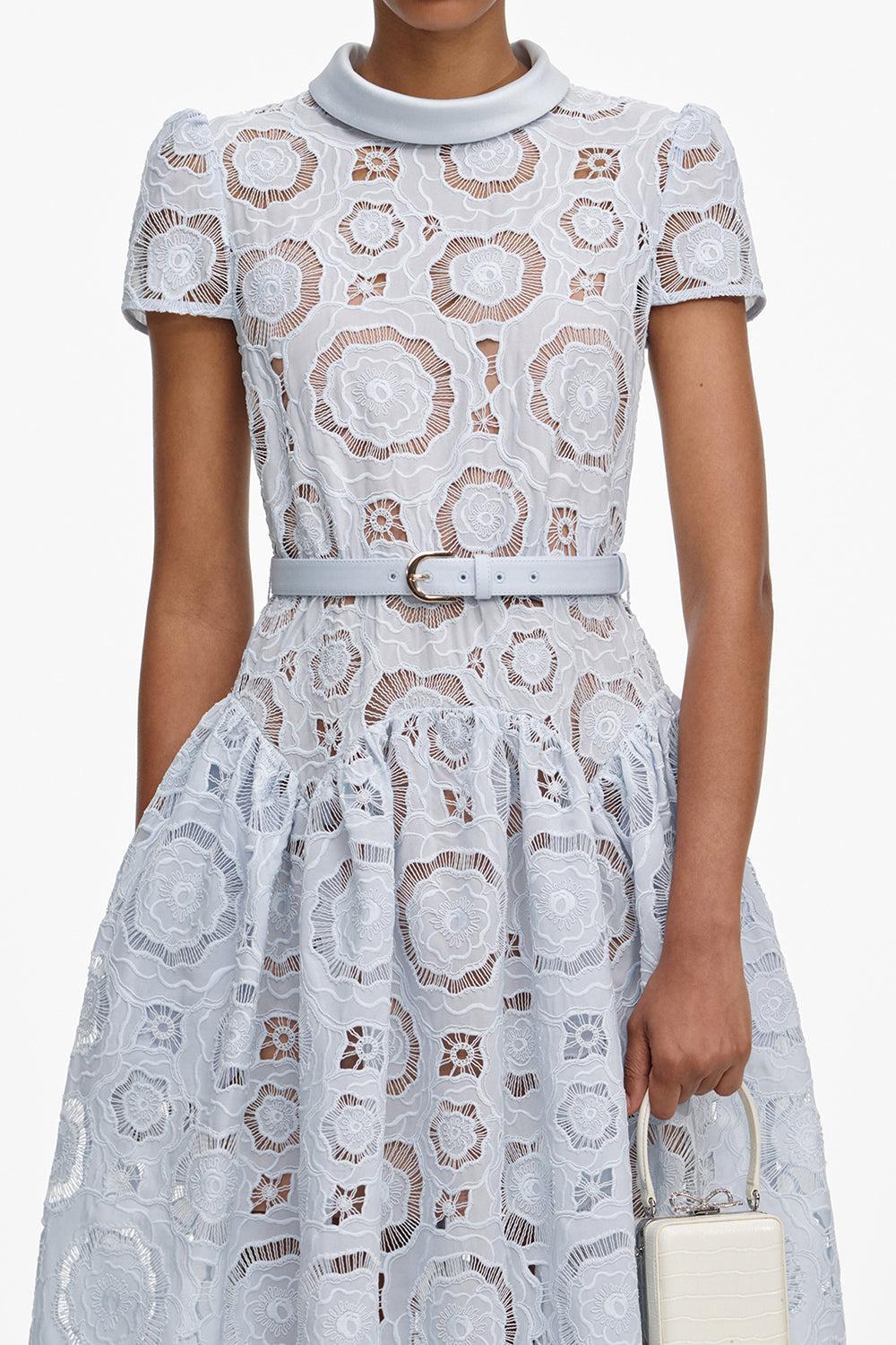 Floral Short Sleeve Midi Dress - Image 4
