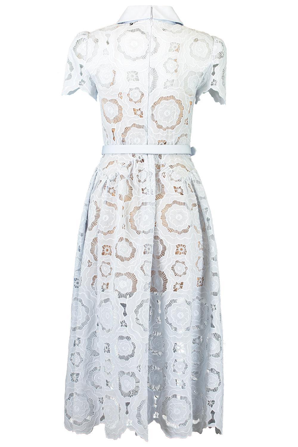 Floral Short Sleeve Midi Dress - Image 6