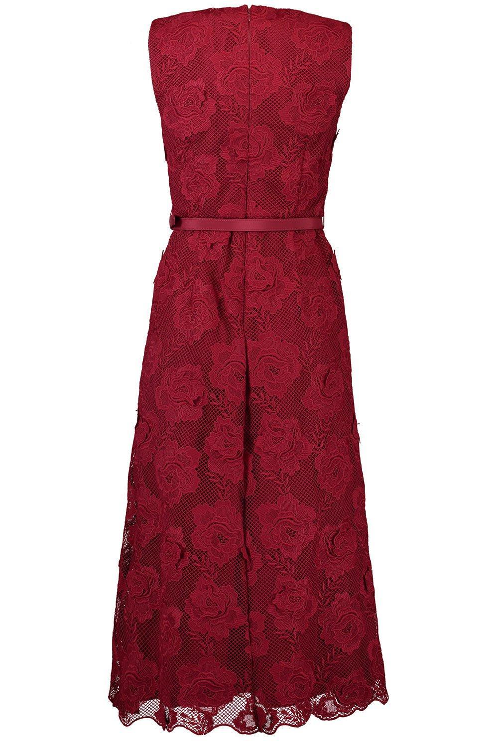 Lace Buttoned Midi Dress - Image 6