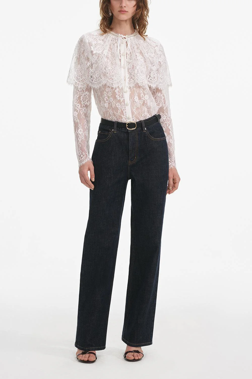Long Sleeve Cape Top - Image 2