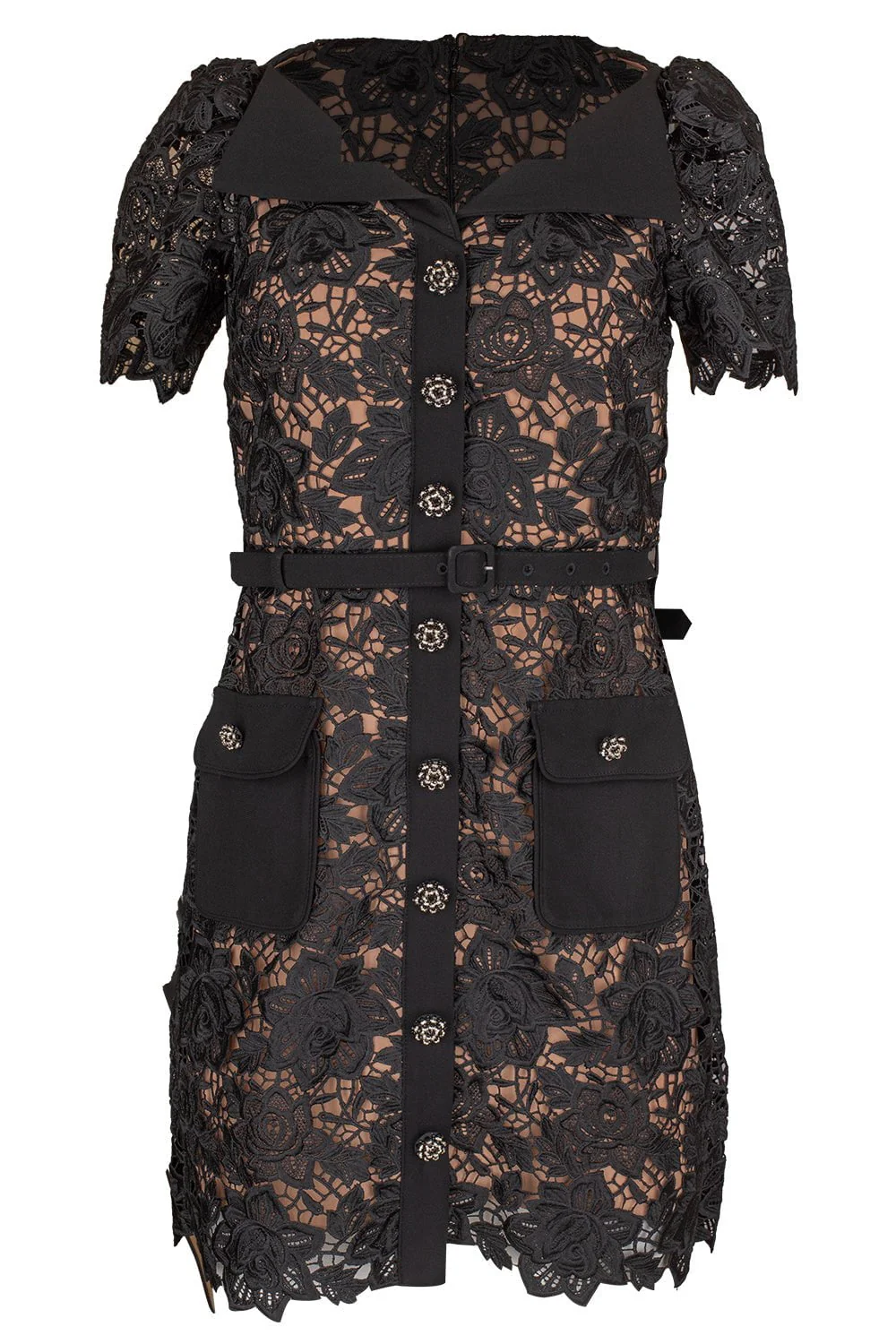 Open Neck Mini Dress