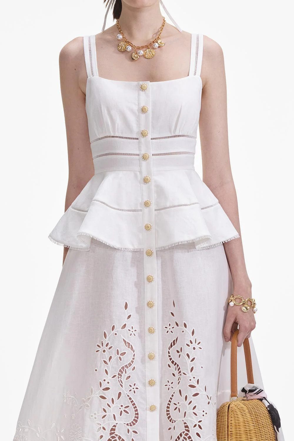 Peplum Midi Dress - Image 3