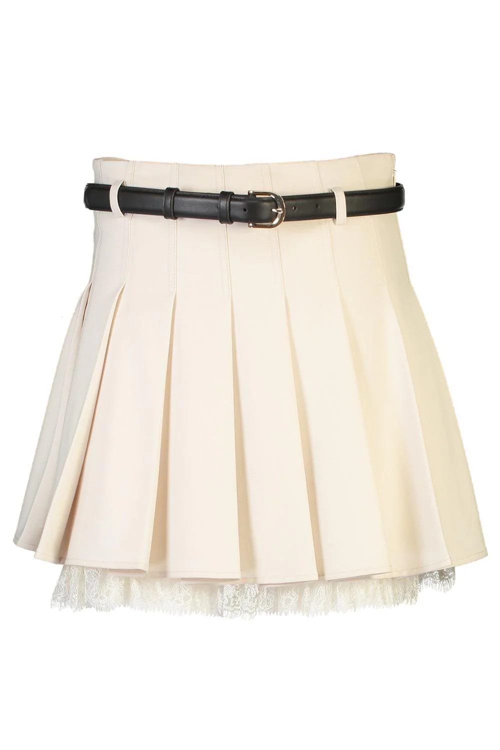 Pleated Mini Skirt