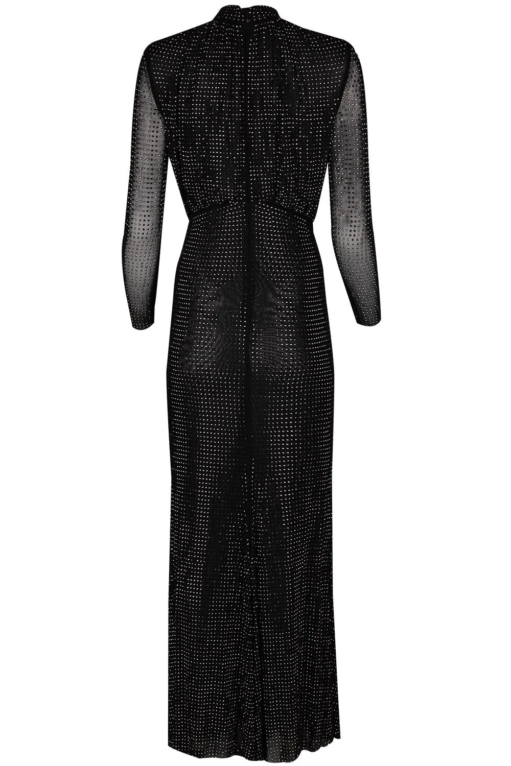 Rhinestone Mesh Dress - Image 5