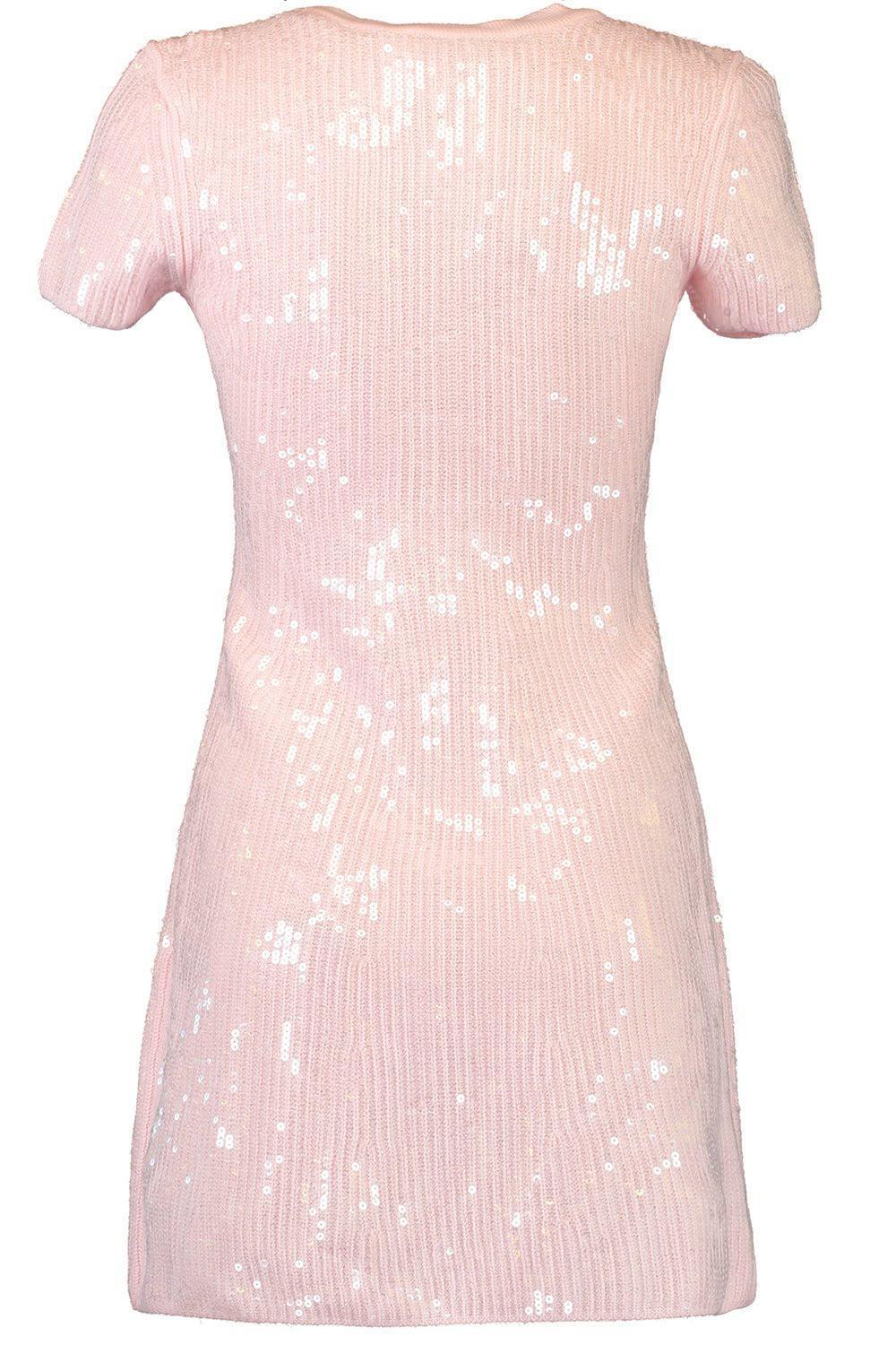 Sequin Knit Mini Dress - Image 6