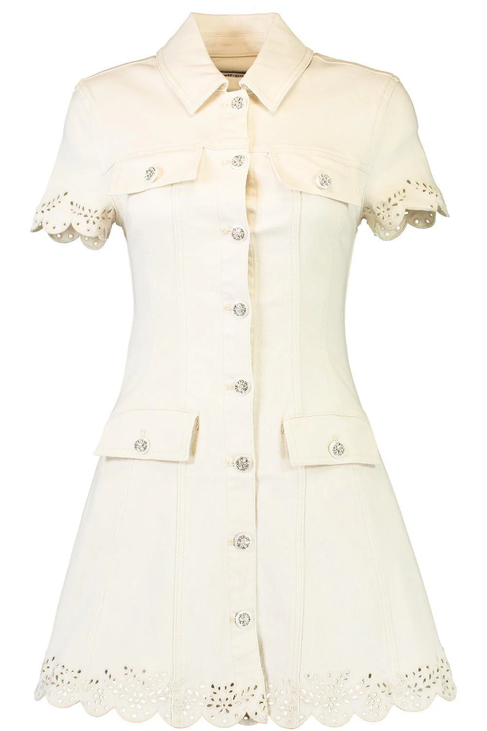 Short Sleeve Pocket Mini Dress