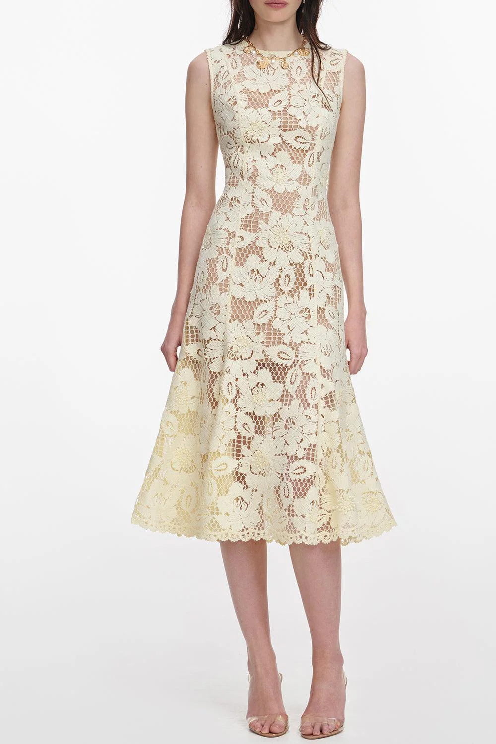Sleeleless Tie Back Midi Dress - Image 5