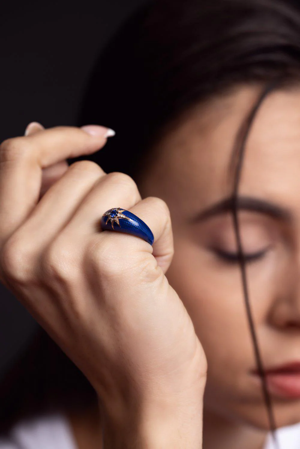 Aida Sapphire Diamond Ring - Image 3