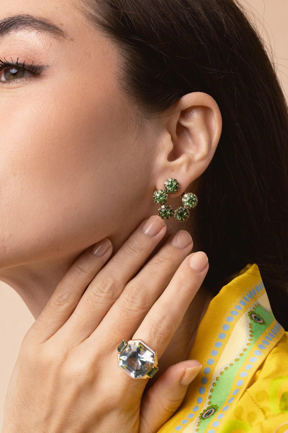 Beirut Tsavorite Earrings - Image 3