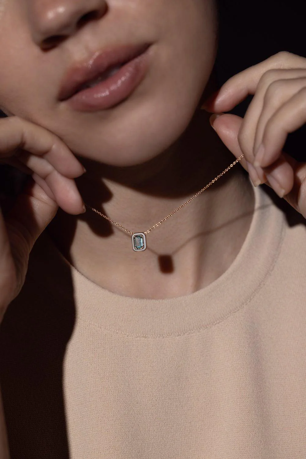 Mina BlueTourmaline Necklace - Image 2
