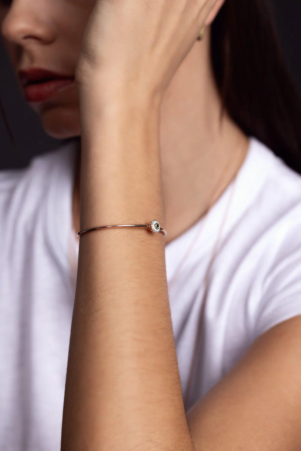 Mina Green Tourmaline Bracelet - Image 4