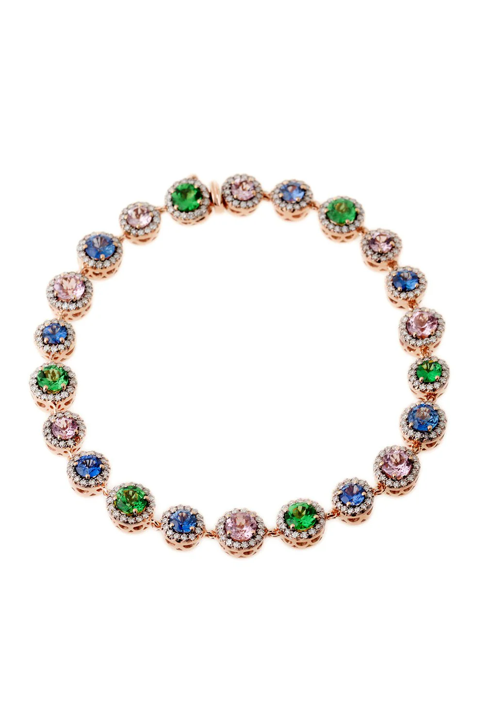 Sapphire Morganite Bracelet