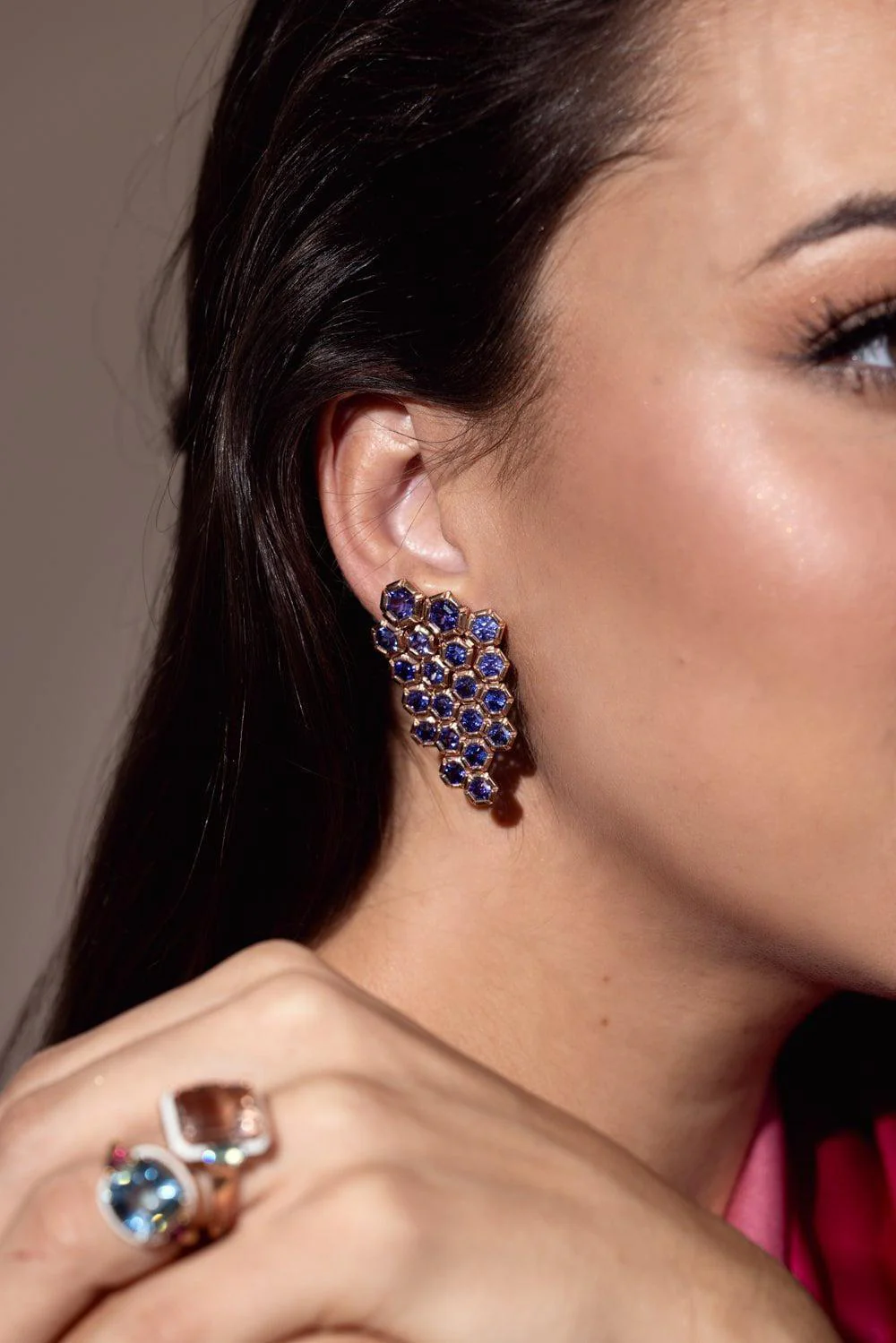 Tanzanite Chandelier Earrings - Image 5