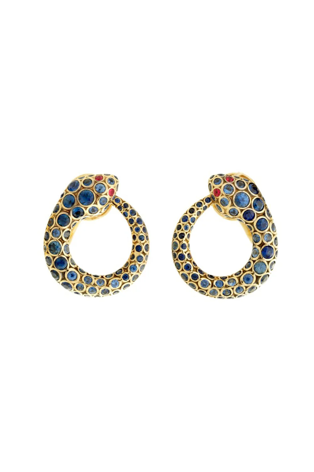 XS Basilik Sapphire Spinel Earrings