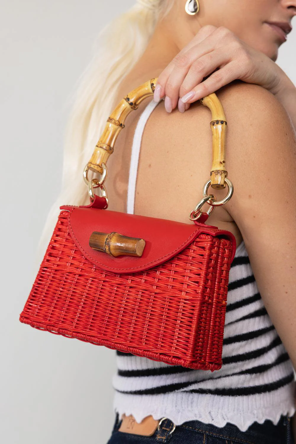 ABIGAIL HANDBAG - RED - Image 4