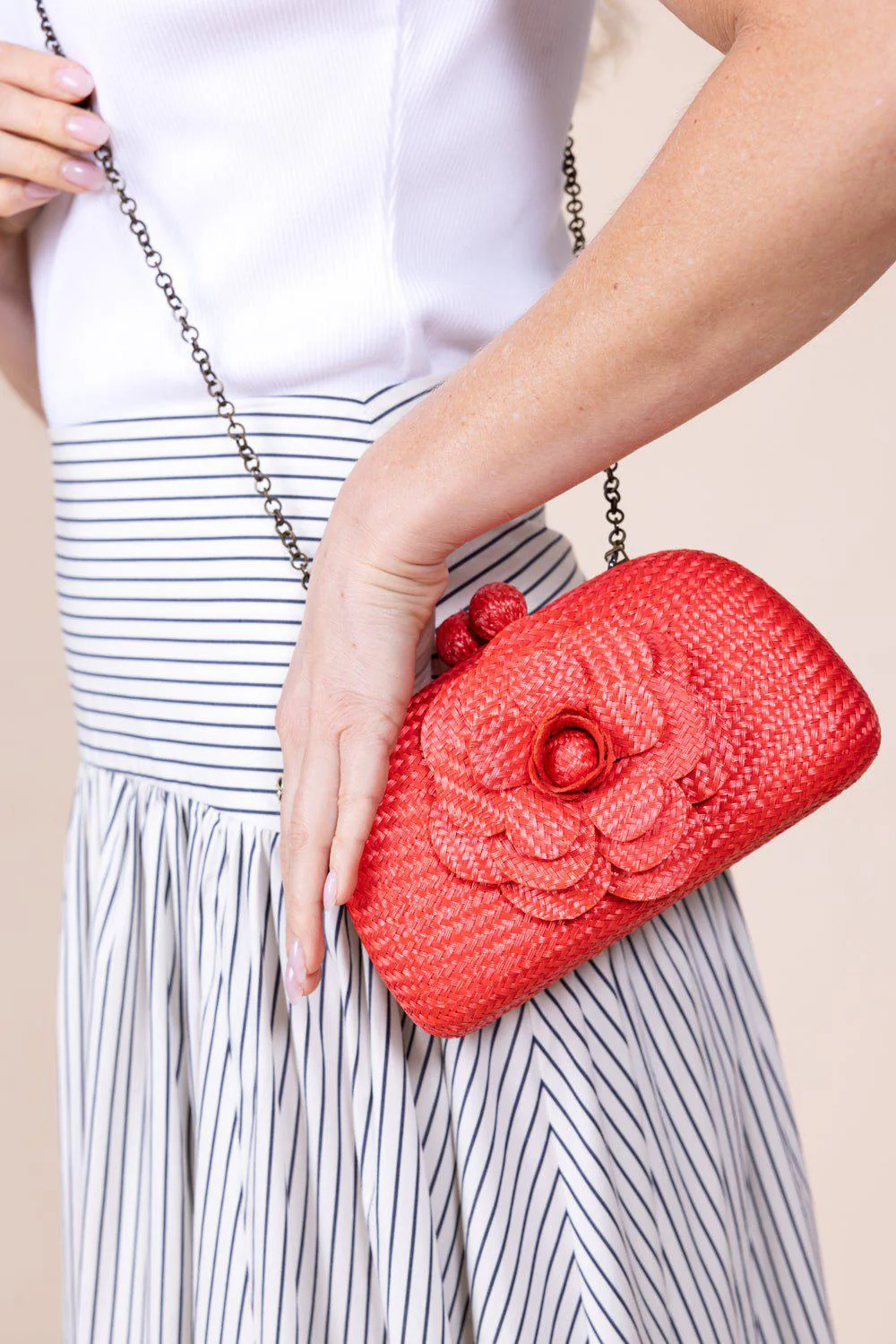 Mia Camelia Clutch - Orange - Image 3