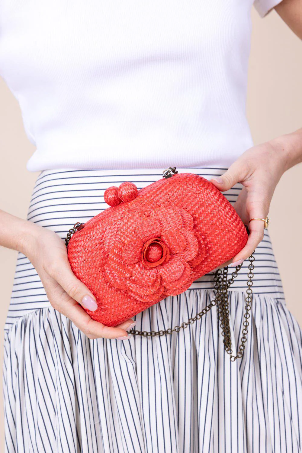 Mia Camelia Clutch - Orange - Image 4