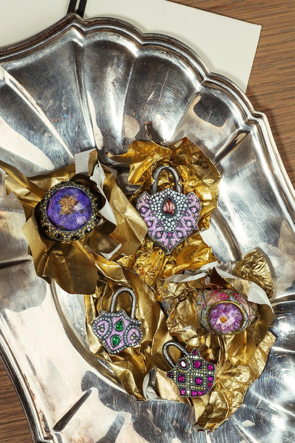 Flower Dragonfly Ring - Image 2