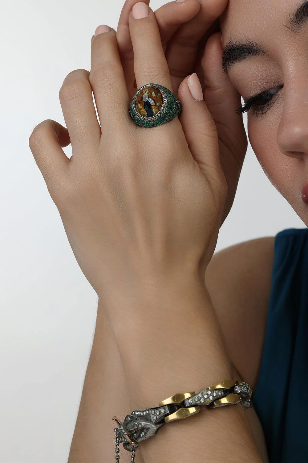 Carved Parrot Ring - Image 4