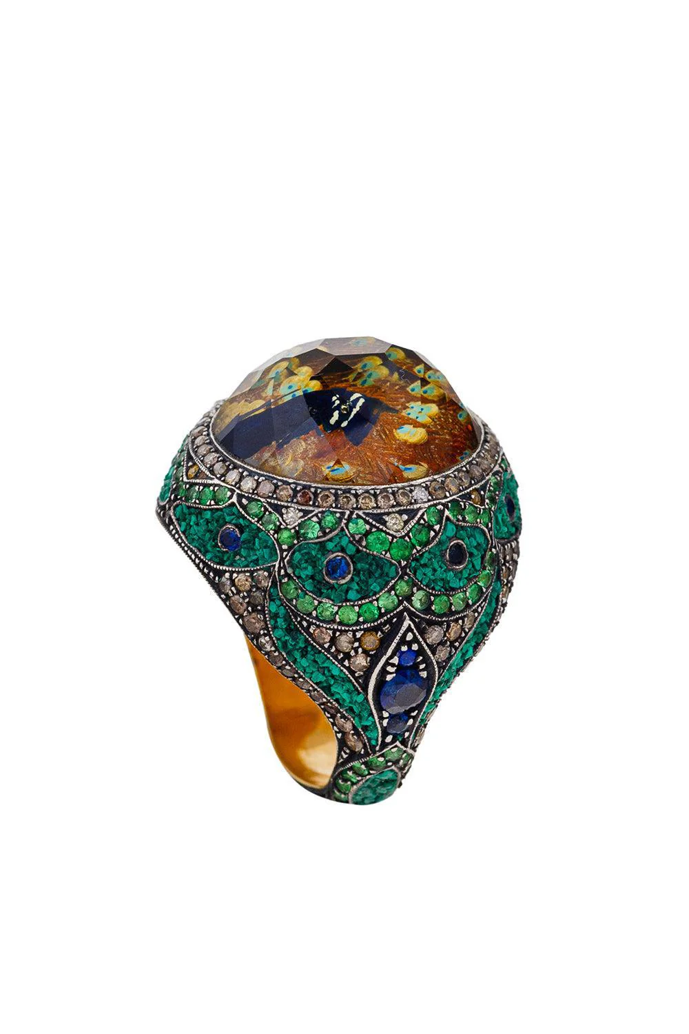 Carved Parrot Ring - Image 5
