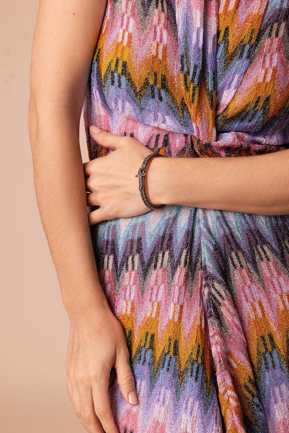 Dagger Clasp Bangle Bracelet - Image 2
