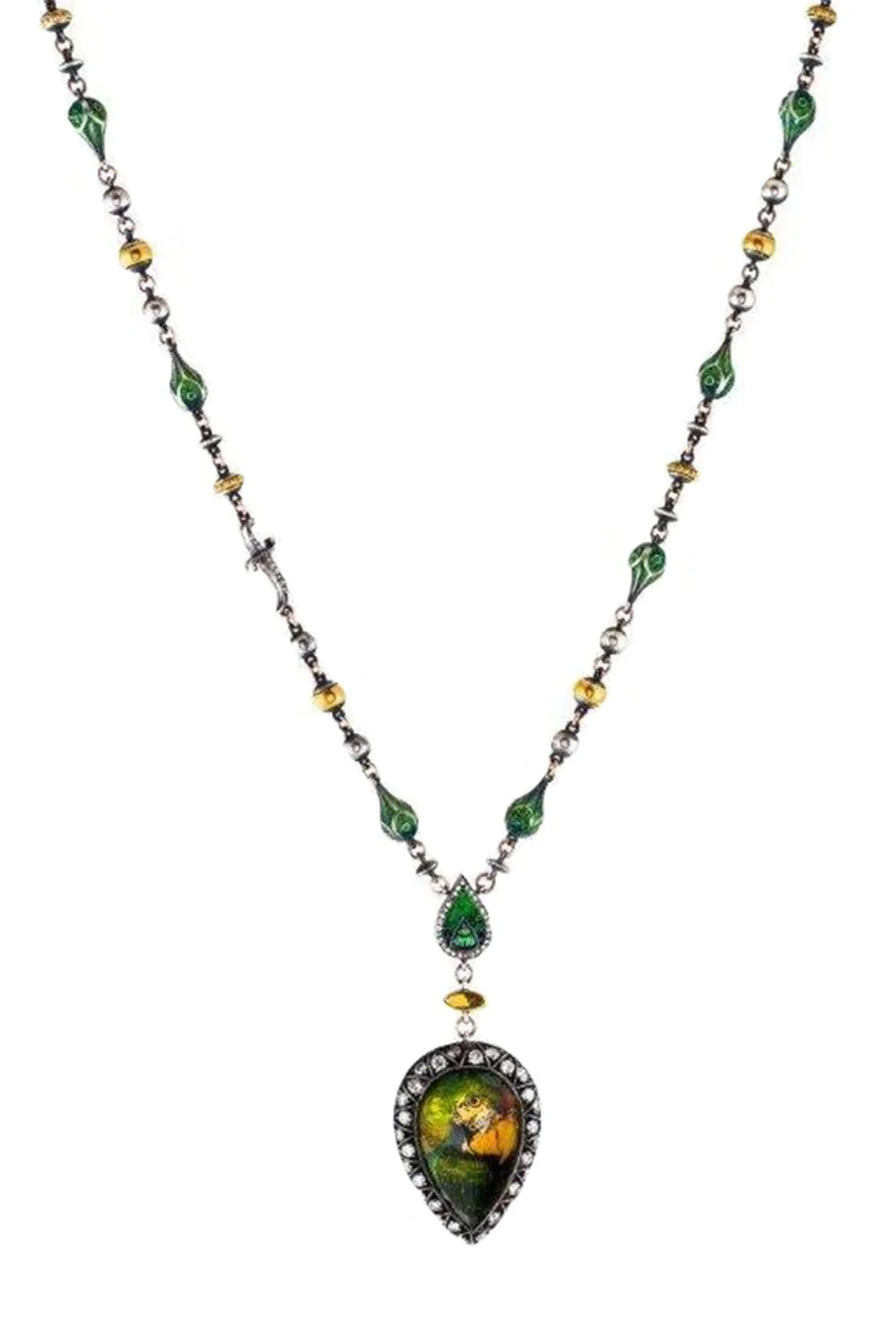Micro Mosaic Paris Necklace