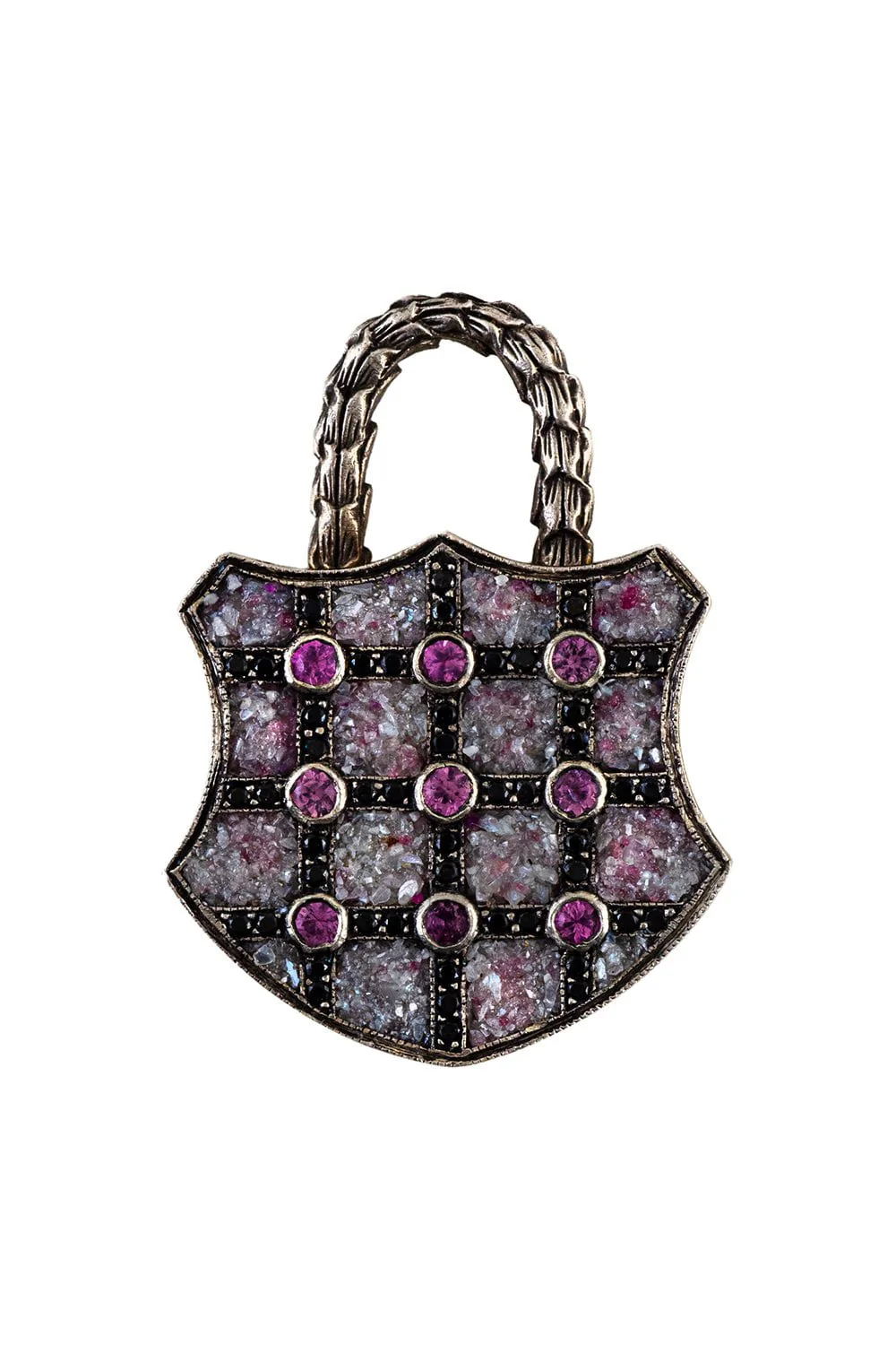 MM Shield Padlock Pendant