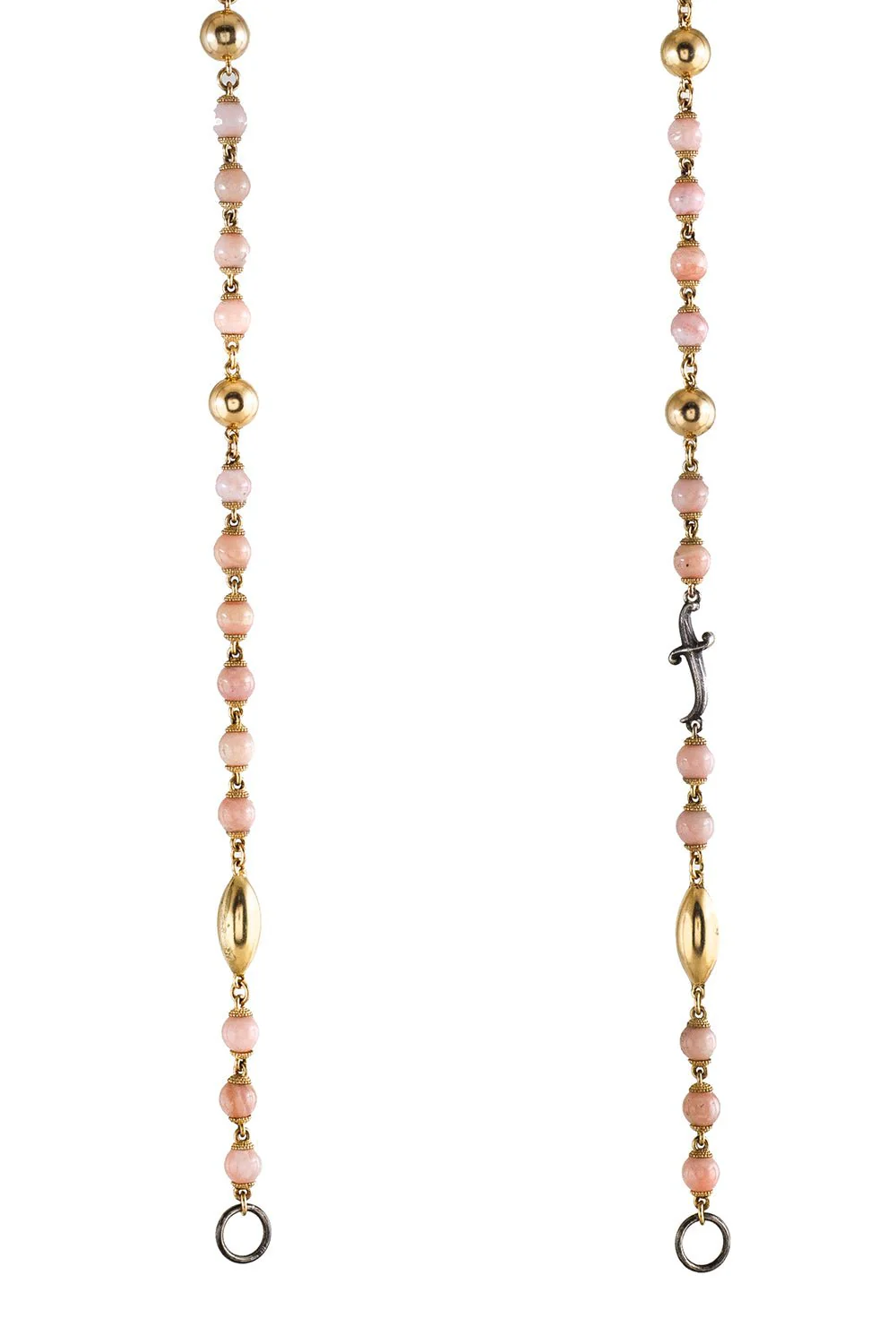 Rose Quartz Dagger Necklace
