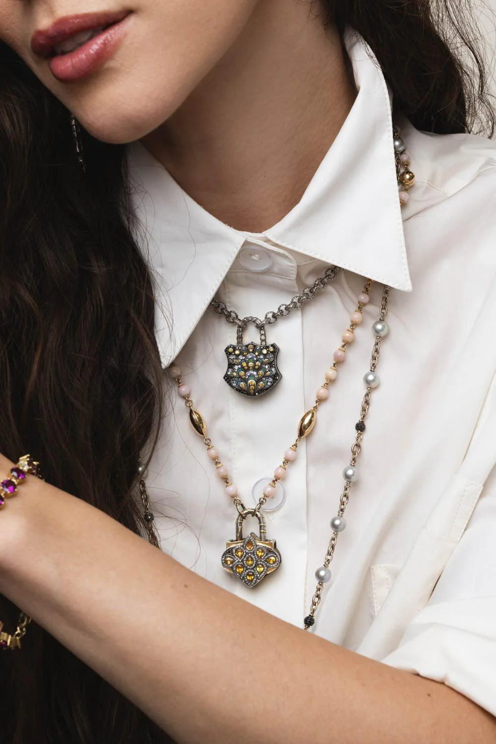 Rose Quartz Dagger Necklace - Image 4