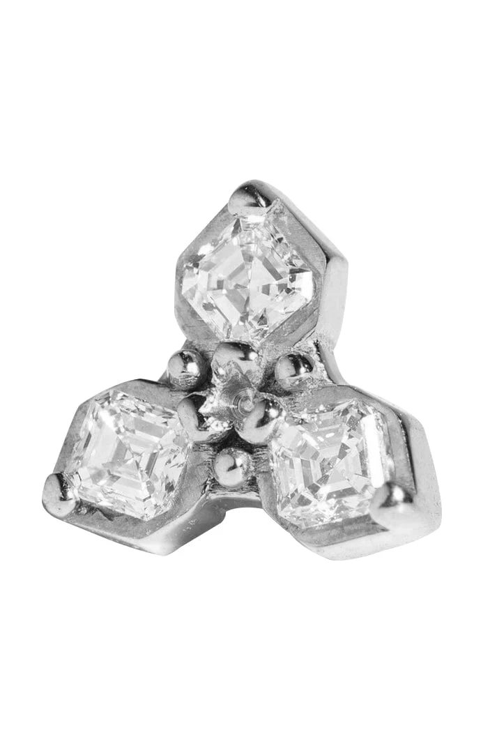 'Seven Excess' White Diamond Stud - Image 4