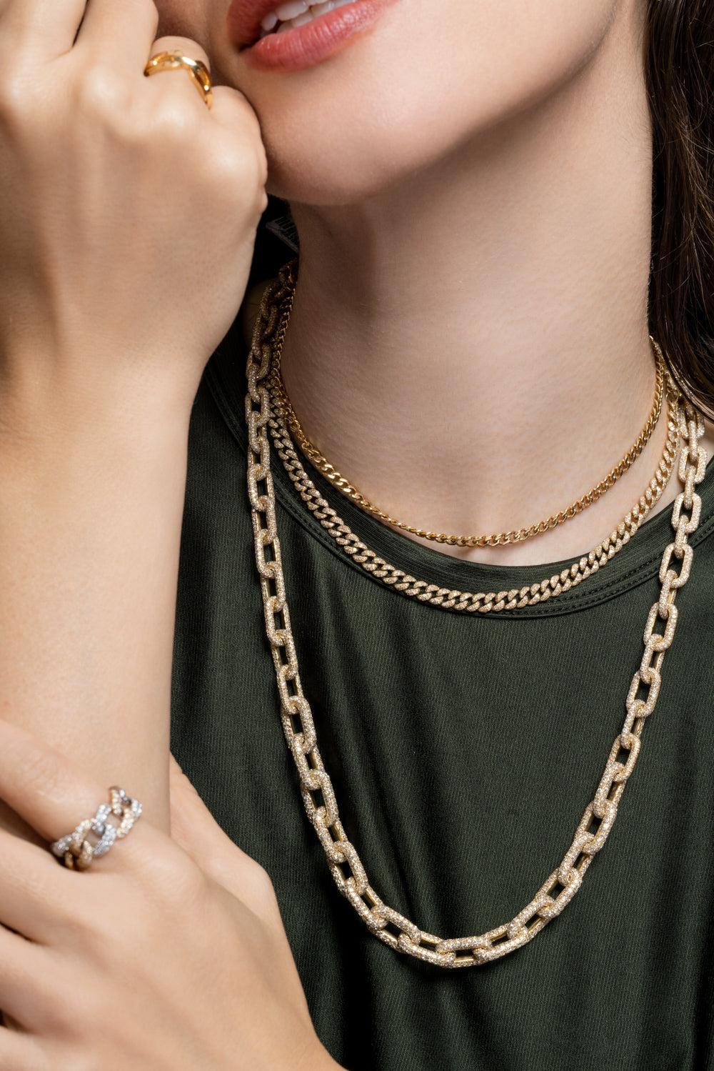 Baby Link Choker Necklace - Image 2