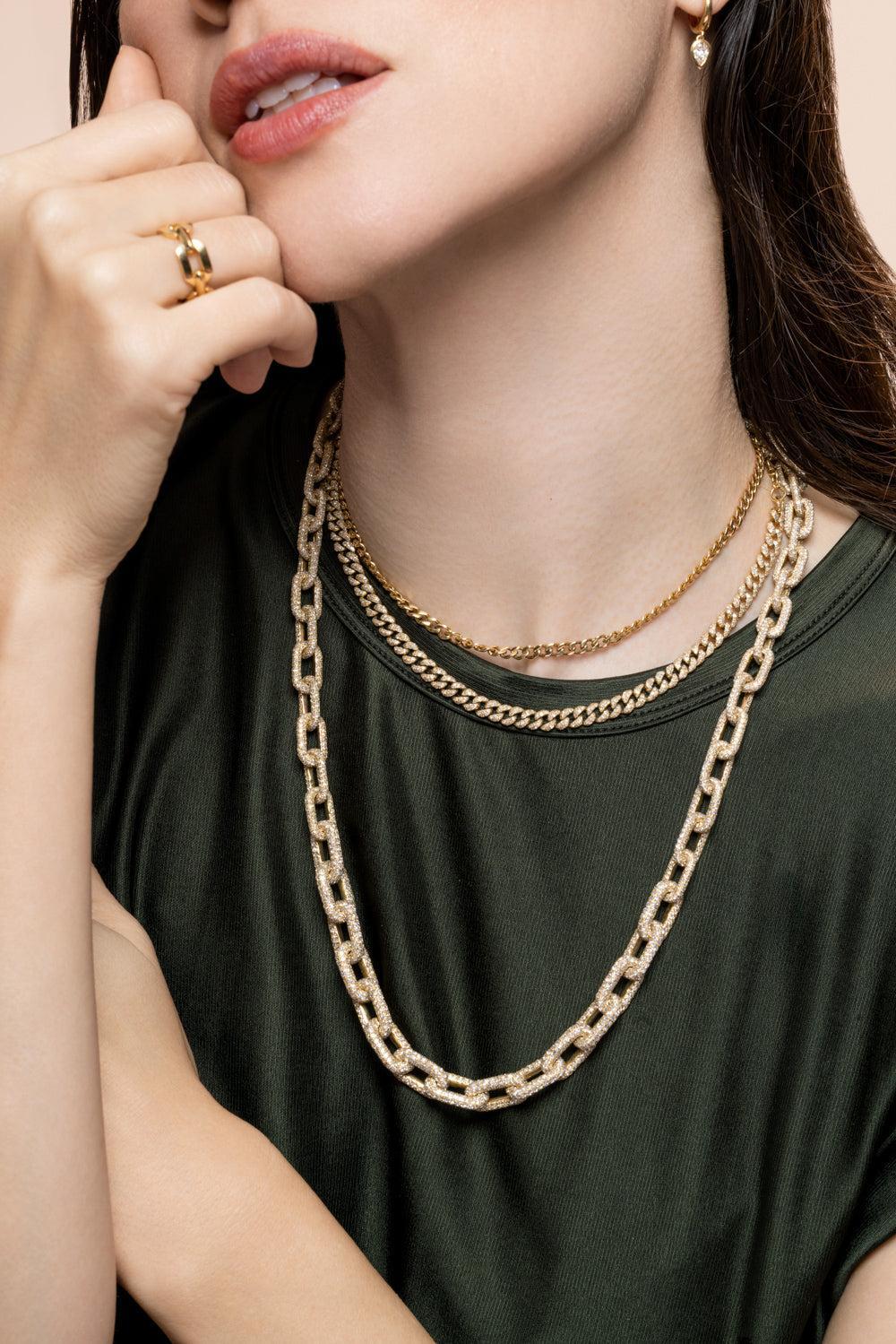 Baby Link Choker Necklace - Image 4
