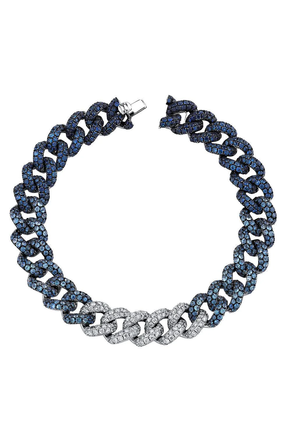 Blue Sapphire Ombre Essential Link Bracelet