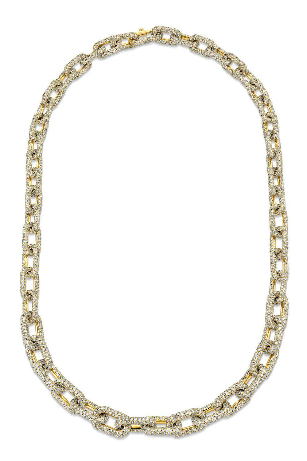 Diamond Cable Link Necklace