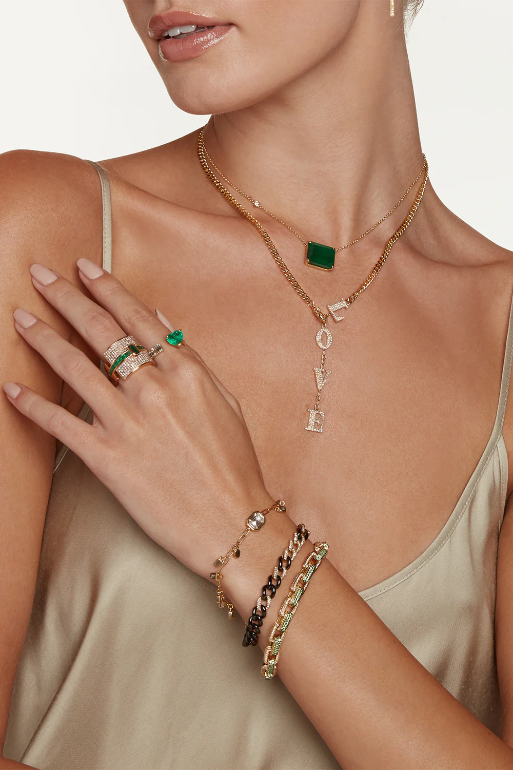 Diamond Love Y Necklace - Image 2