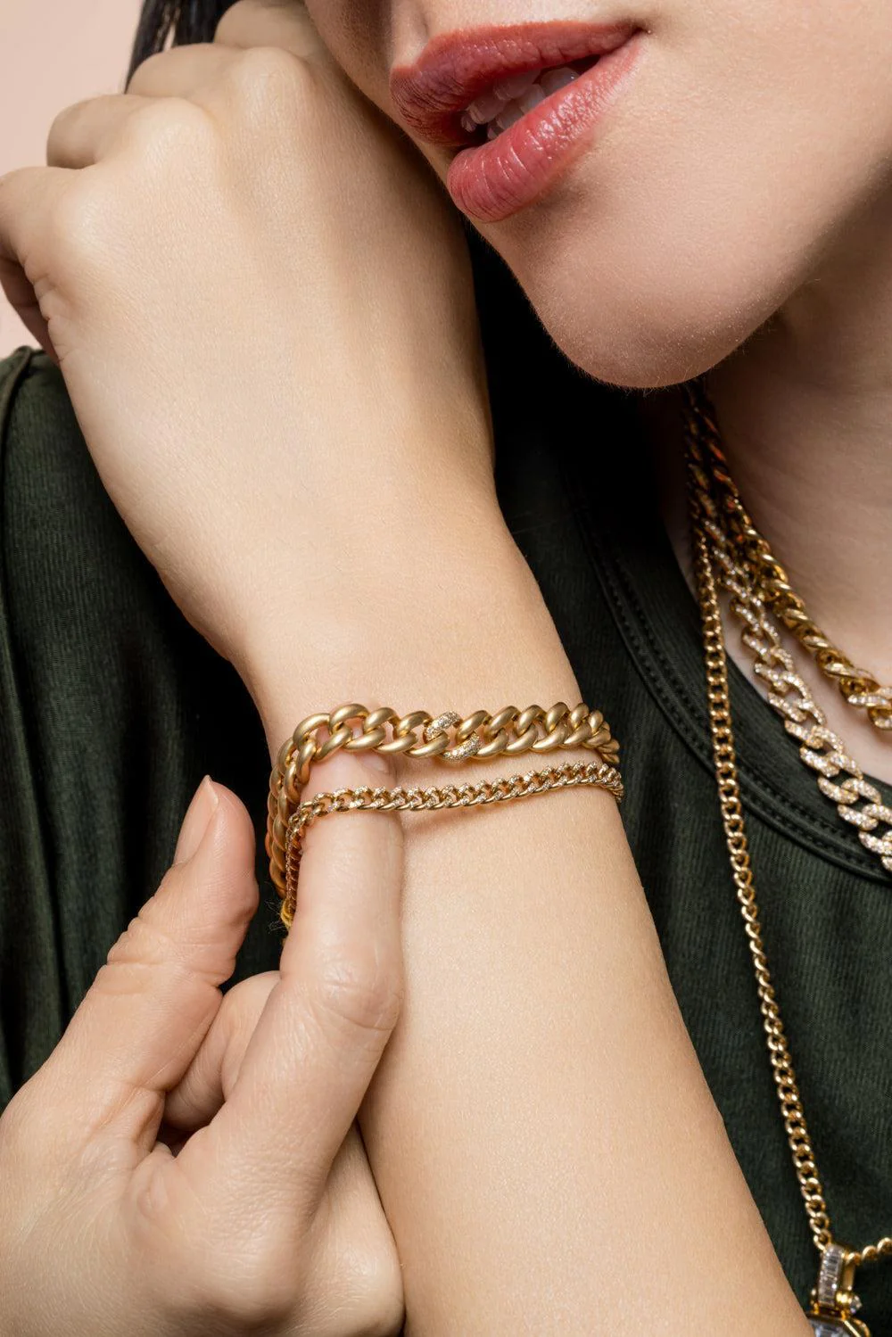 Diamond Medium Matte Bracelet - Image 2