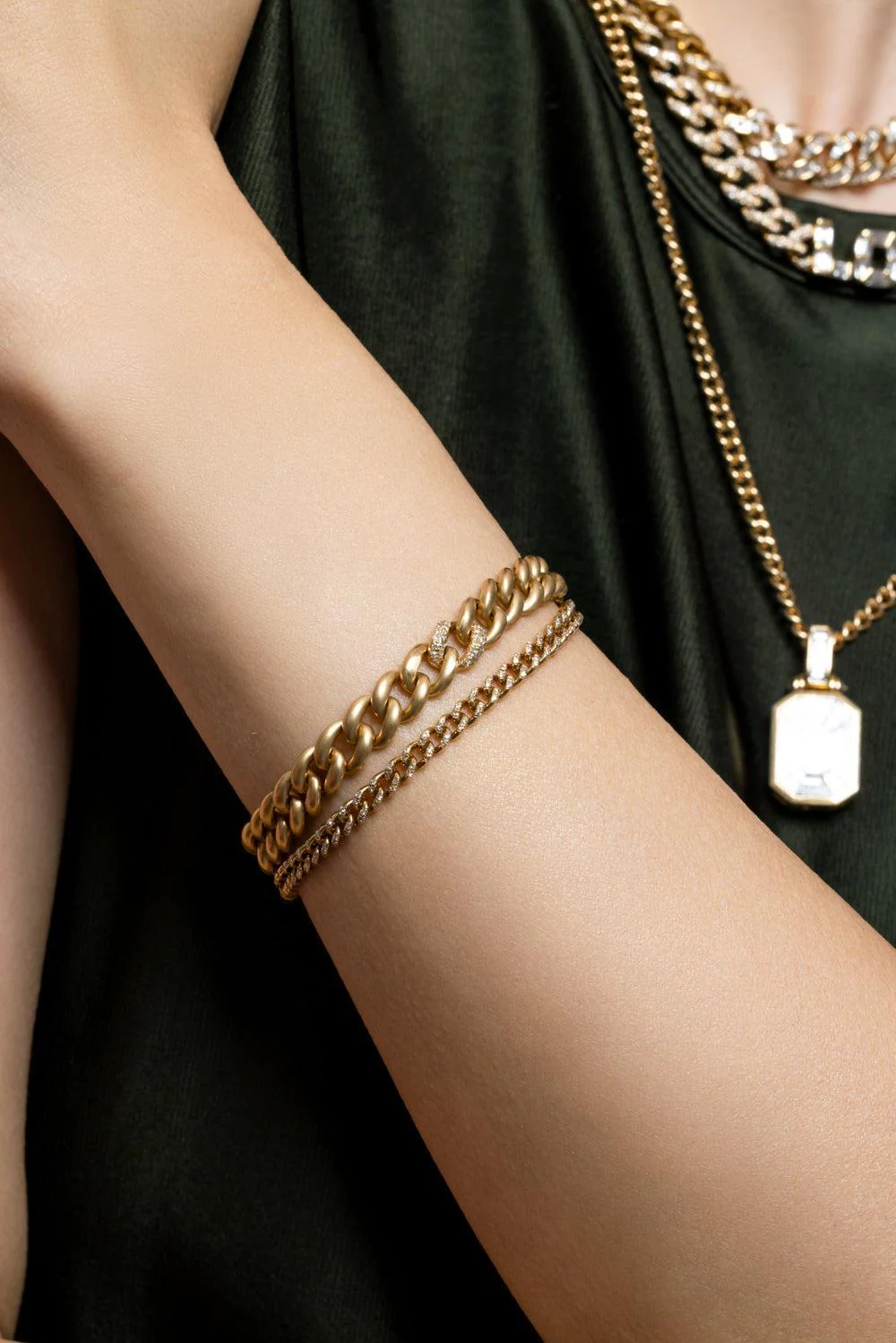 Diamond Medium Matte Bracelet - Image 4