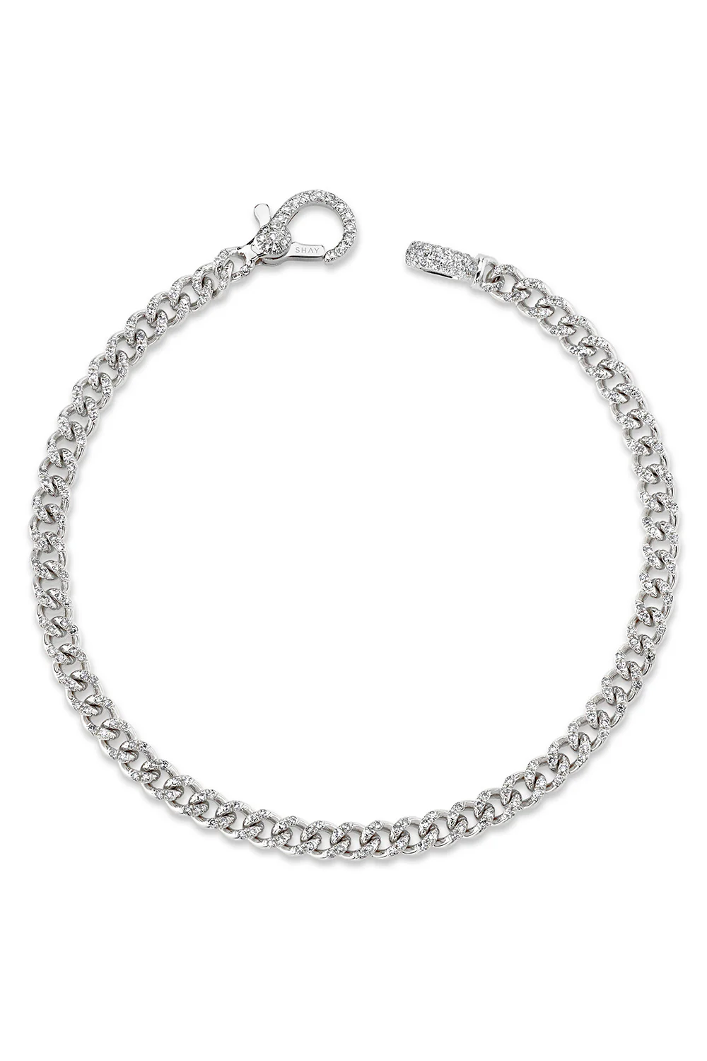 Diamond Pave Baby Link Bracelet