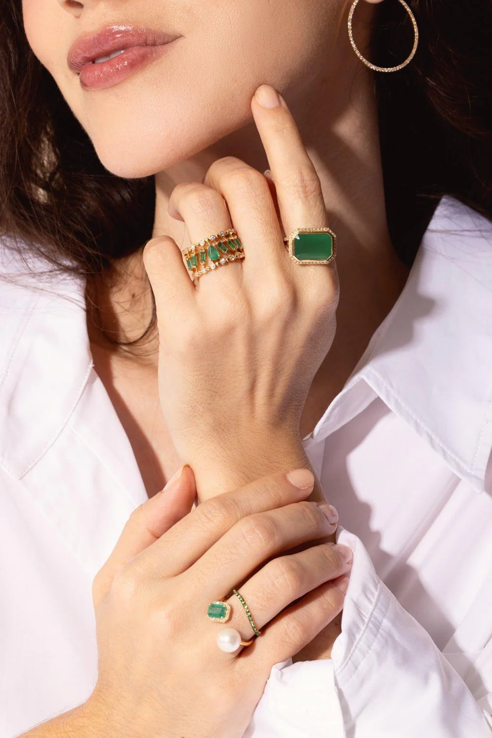 GREEN ONYX VERT RING - Image 4
