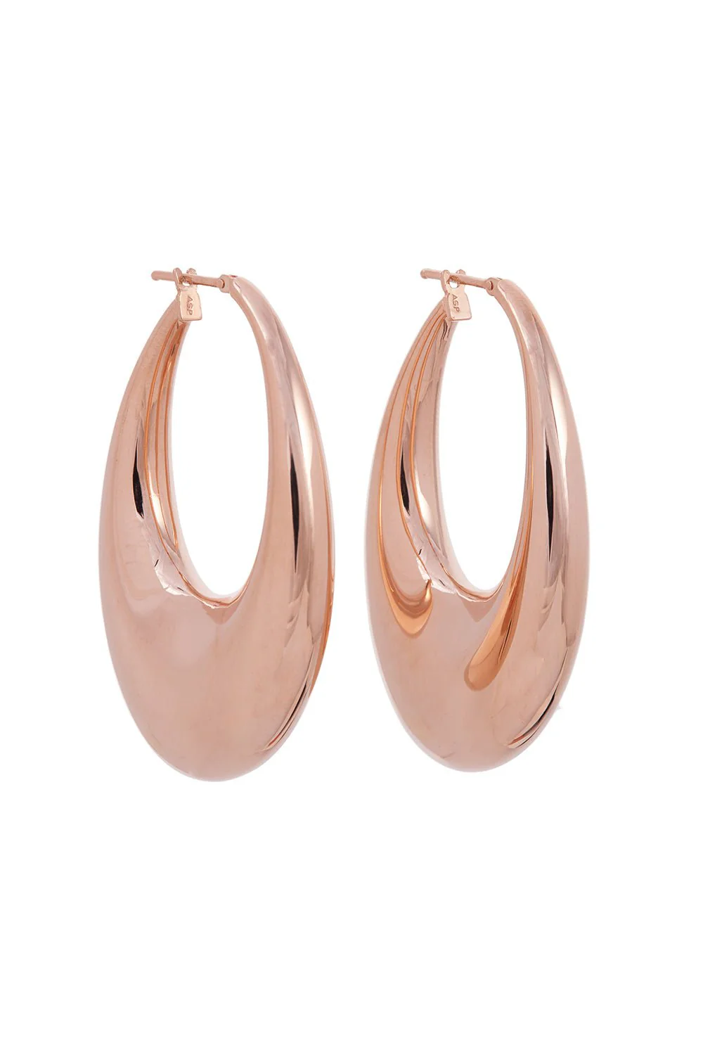 Carine Puffy Hoop Earrings