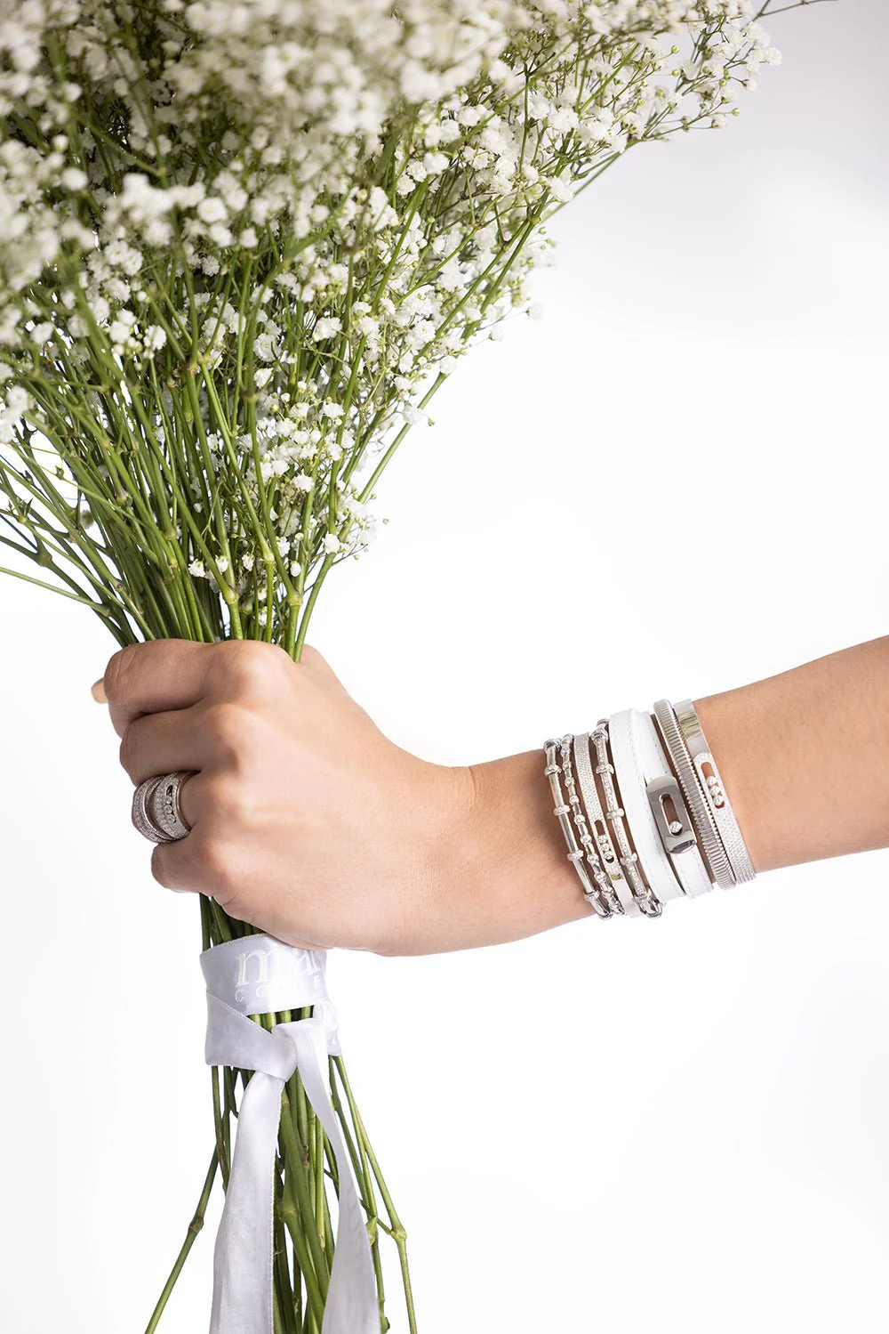 Carly Bracelet - White Gold - Image 4