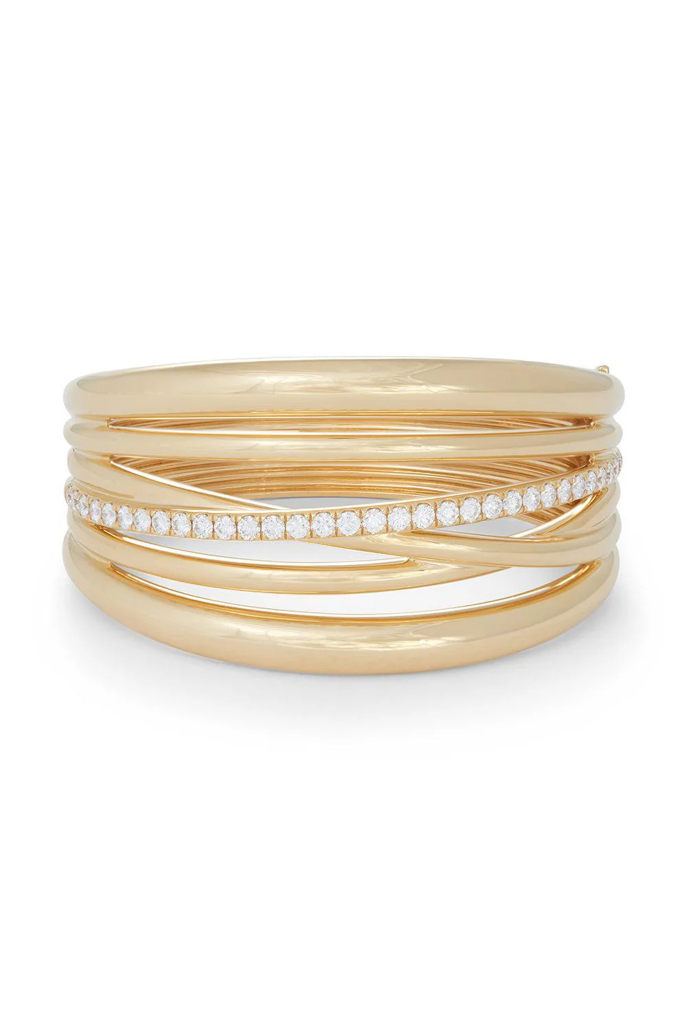 Diamond Accent Scribble Bracelet