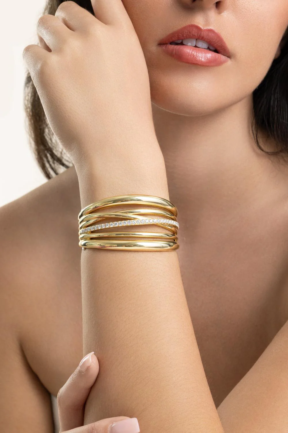 Diamond Accent Scribble Bracelet - Image 2