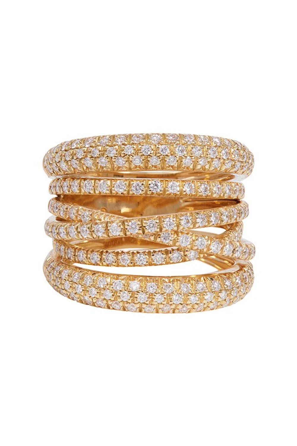 Diamond Scribble Ring