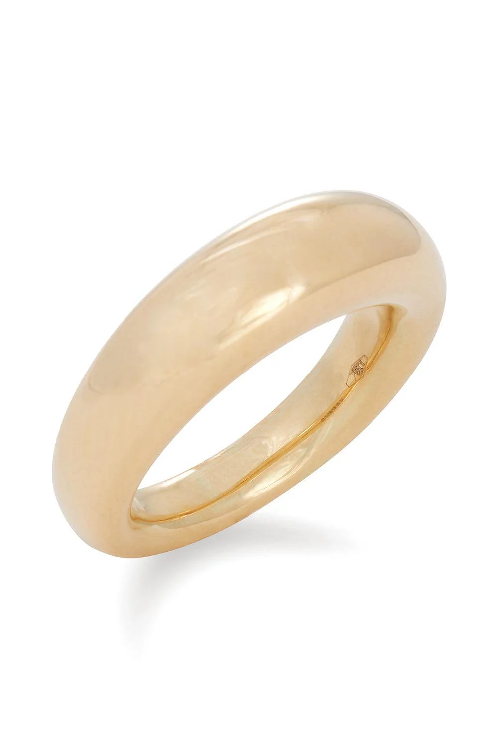 French Dome Ring - 7mm - Yellow Gold - Image 5