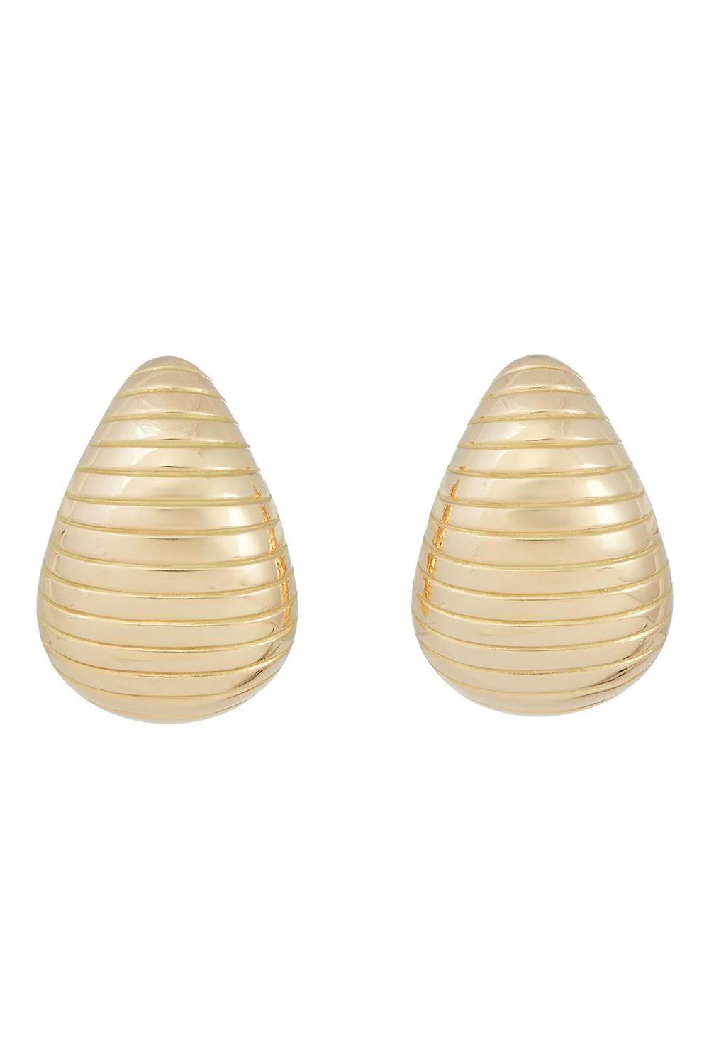 Grooved Anjou Large Earrings